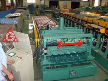 Roof Panel Glazed Tile Forming Machine With Elegant And Beautiful Appearance