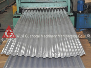 Corrugated Sheet Cold Roll Forming Machine / Metal Roofing Sheet Making Machine