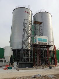 Cylindrical Drum Metal Grain Bin Double Deck Pre Cleaner Dust Collector Vibrating Sieve Belt Conveyor